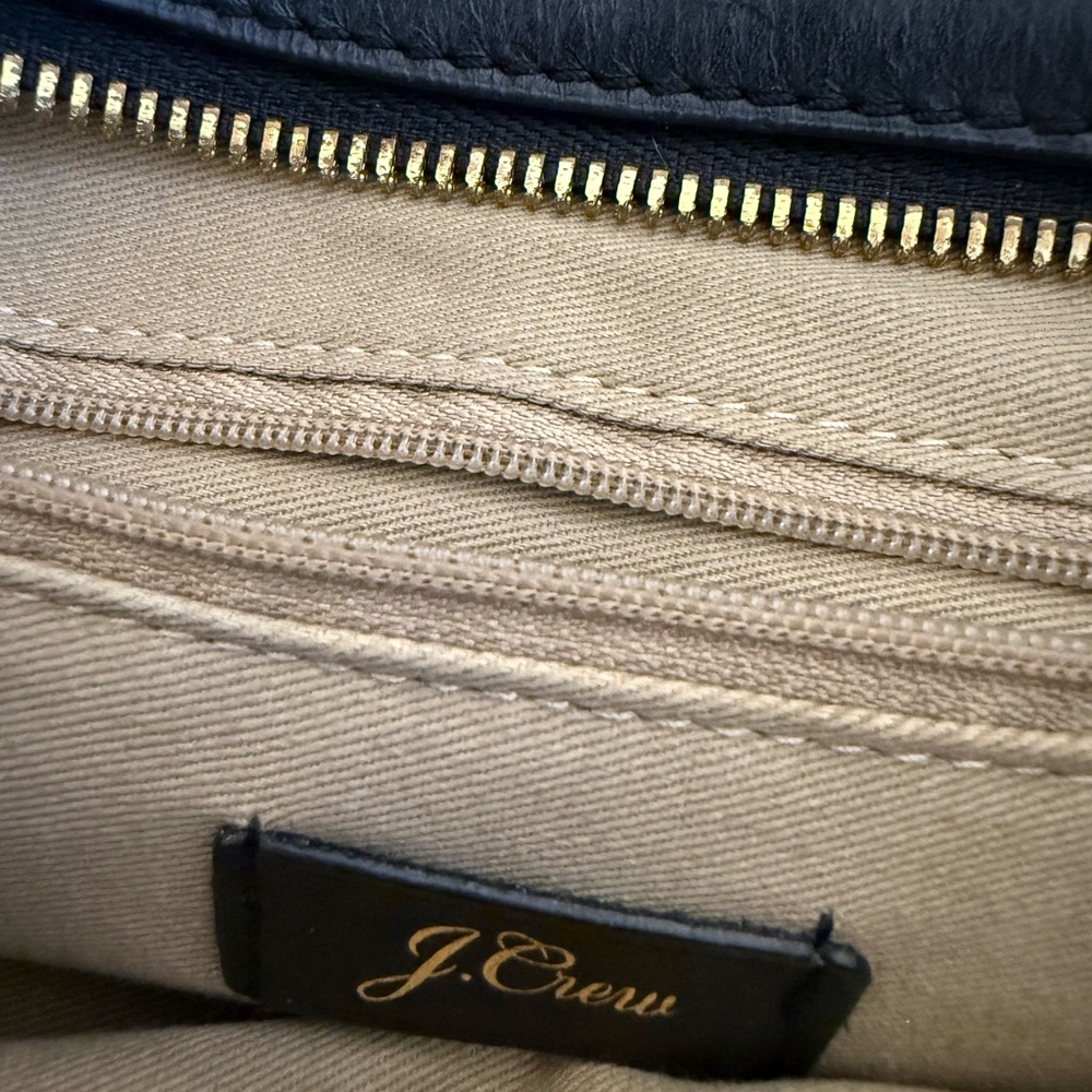 J Crew Leather Mini Satchel - Picture 4 of 8